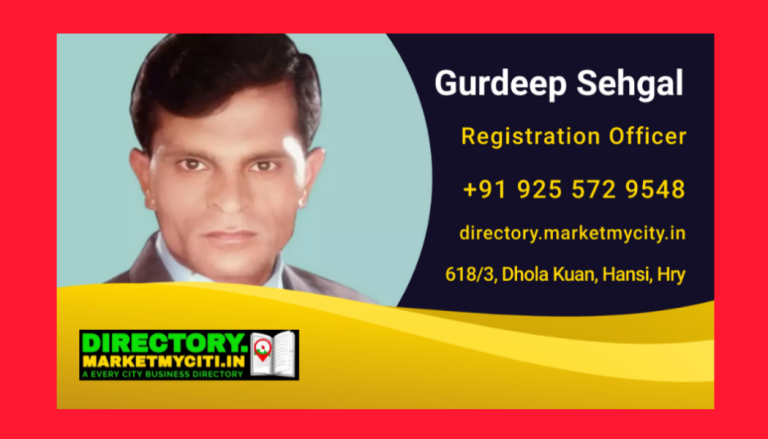 Gurdeep Kumar Visiting Card 768x439